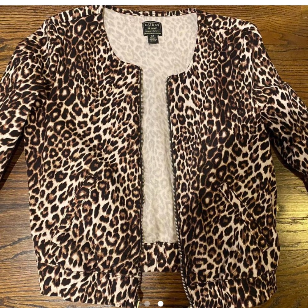Cheetah Guess lightweight jacket